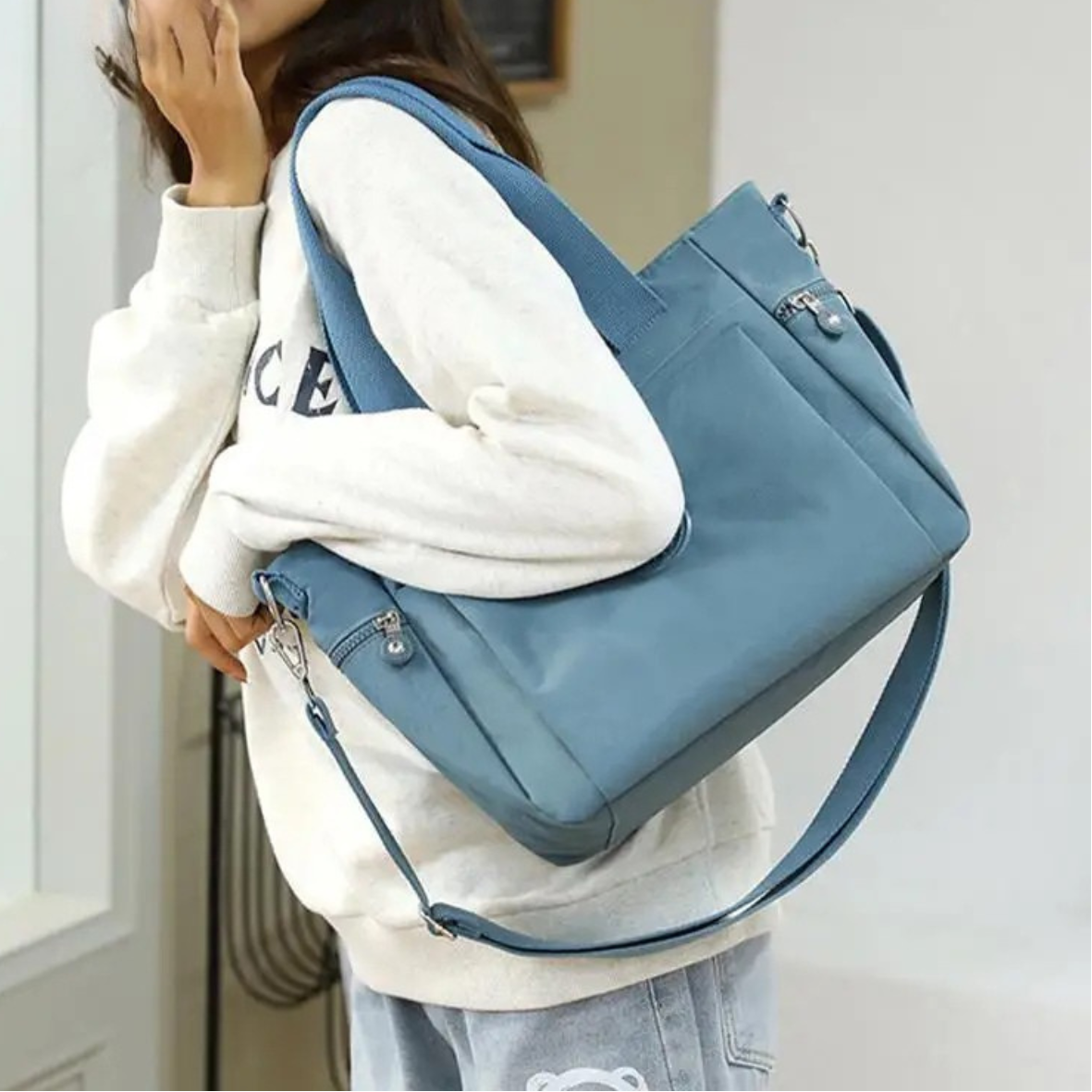 Bolsa feminina de nylon - Sthefany