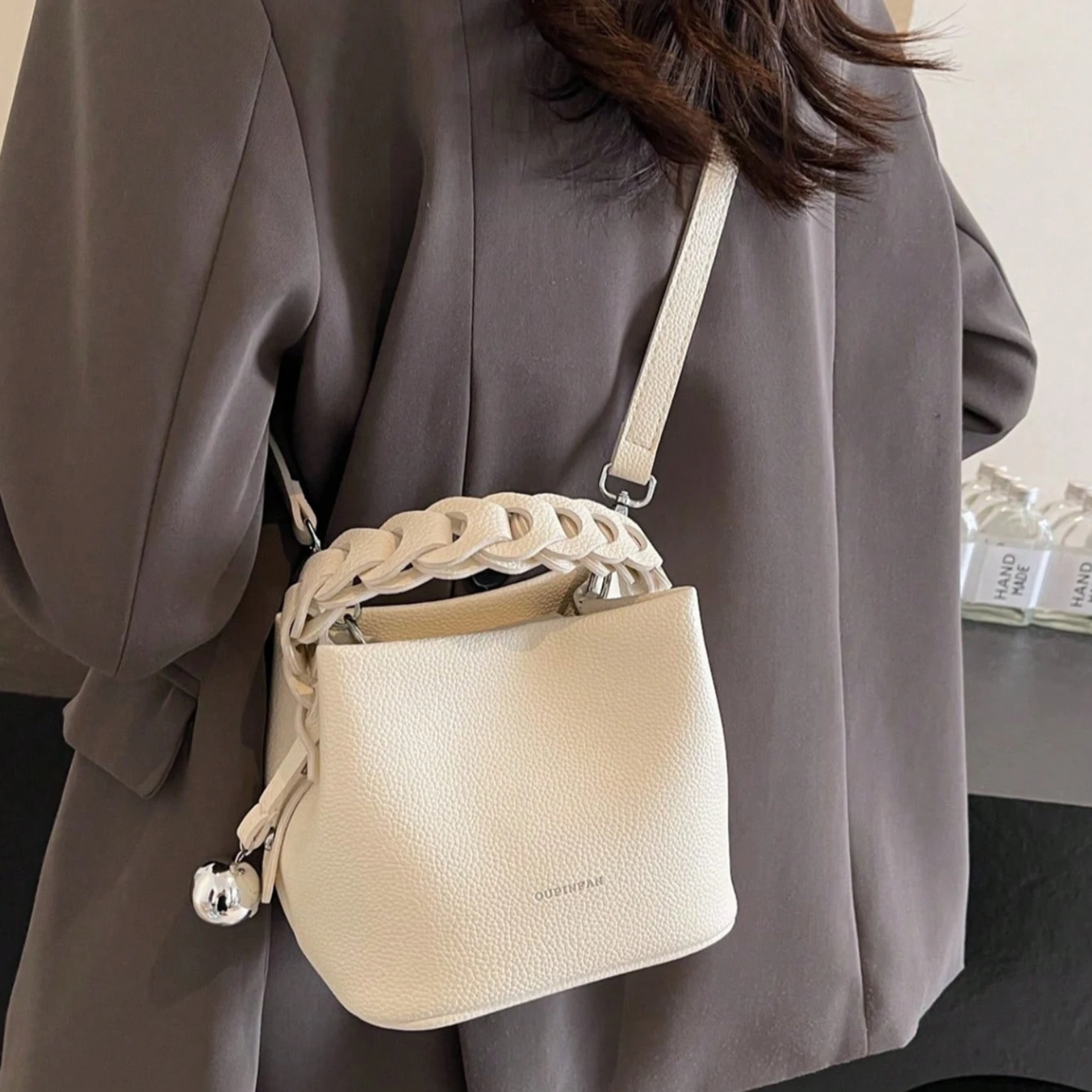 Bolsa feminina de couro - Ofélia
