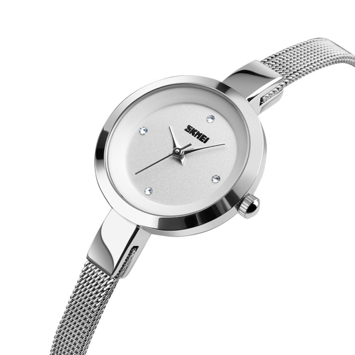 Relógio de pulso feminino elegante quartz