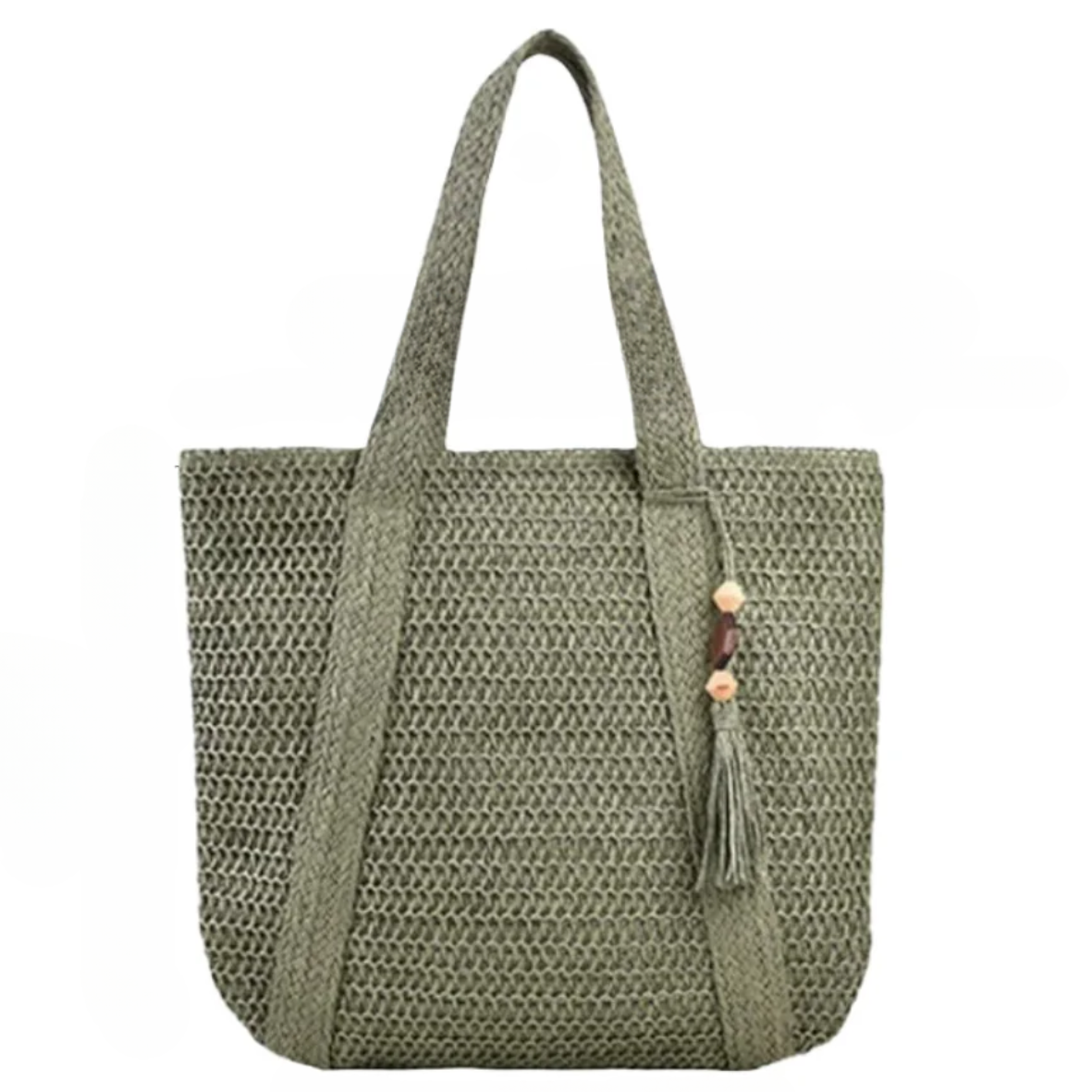 Bolsa feminina grande de palha - Spiaggia