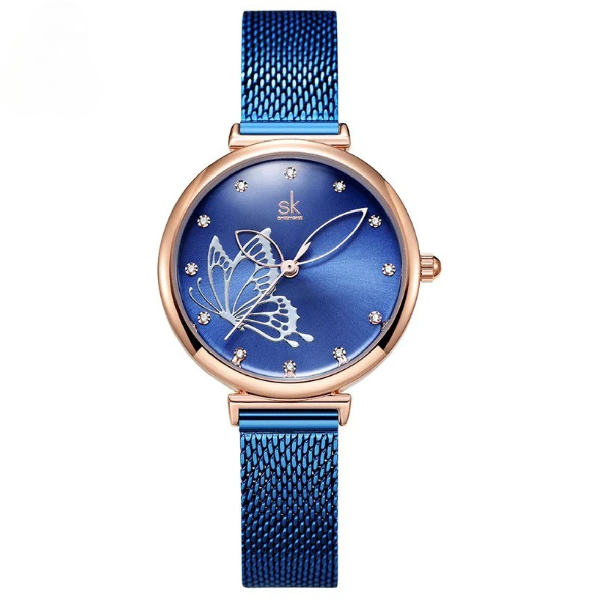 Relógio quartz feminino de pulso - Butterfly