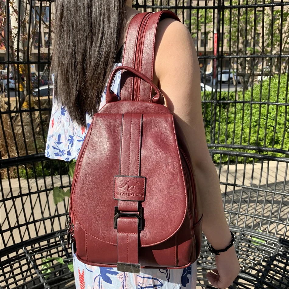 Mochila feminina de couro - Australian