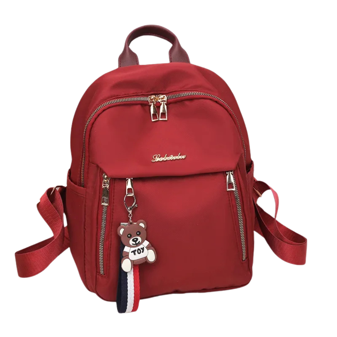 Mochila feminina de poliéster escolar funcional - Little Bear