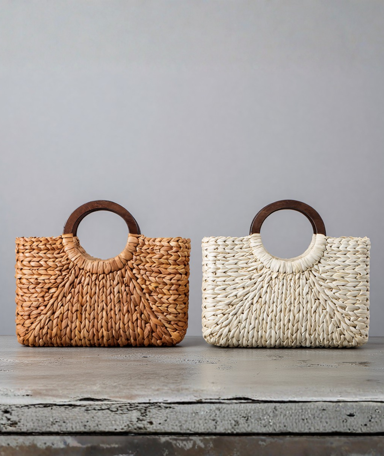 Bolsa feminina estilo ratan moda praia verão