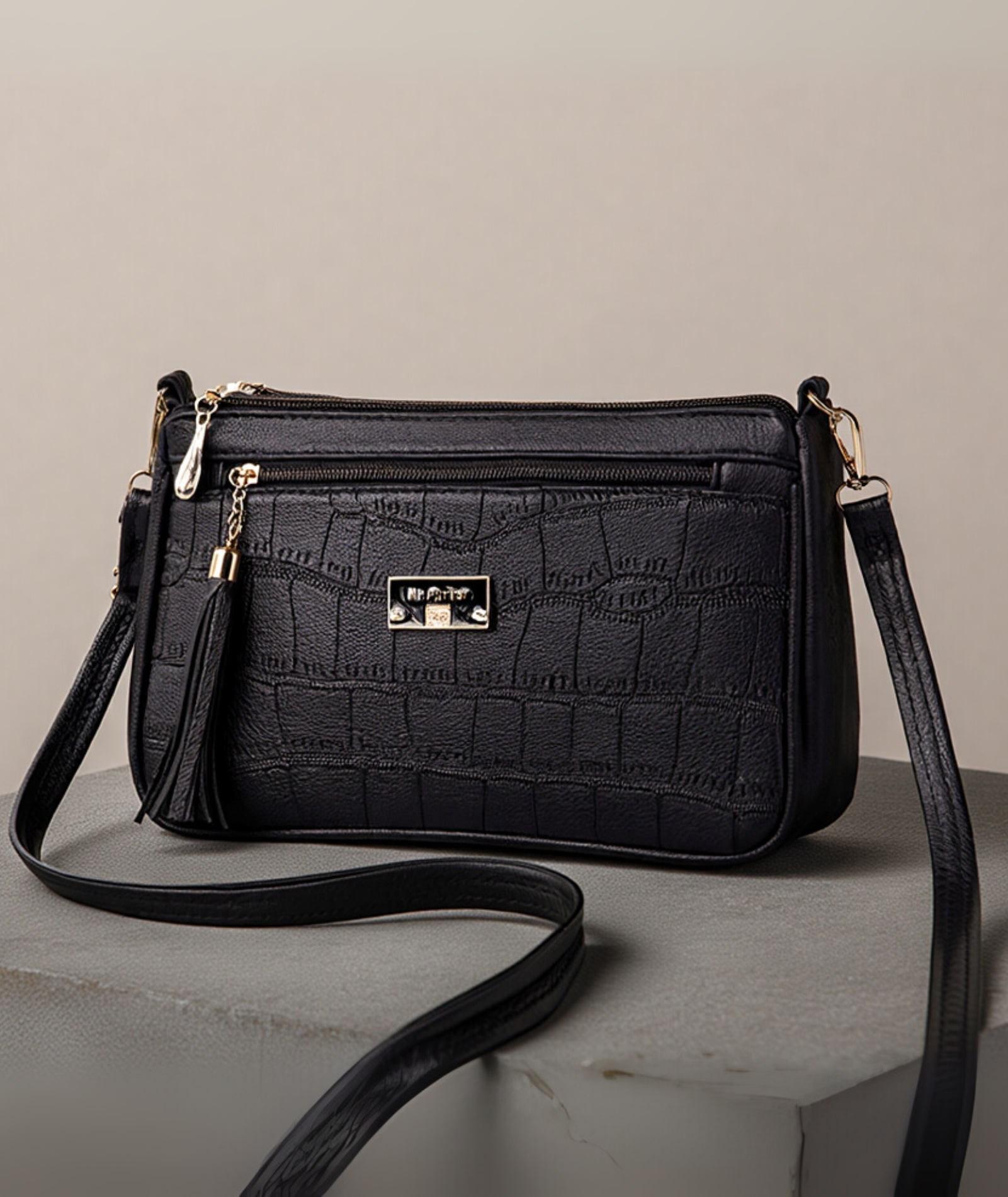 Bolsa feminina de couro ecológico - Gaia