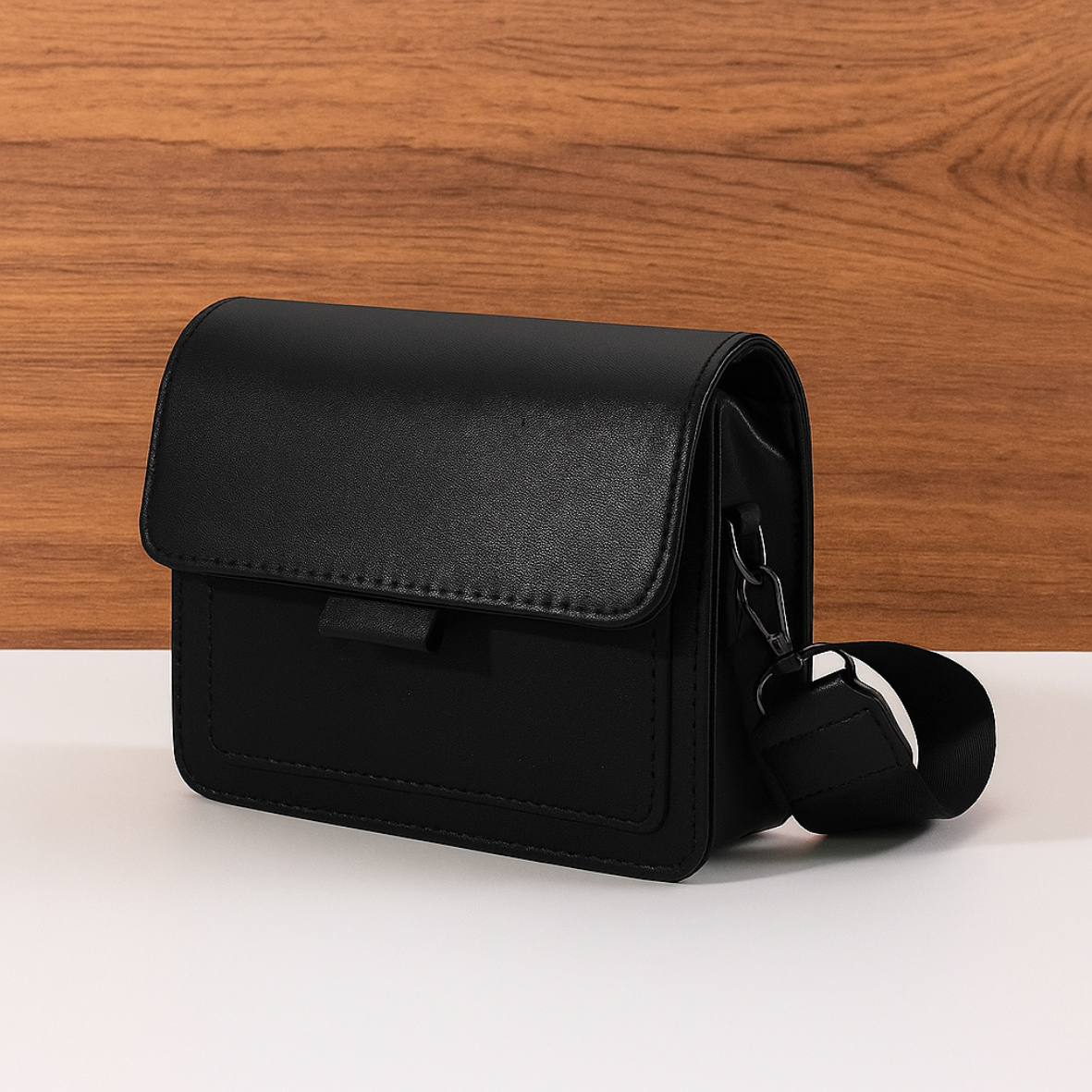 Bolsa feminina de ombro couro ecológico - Carré