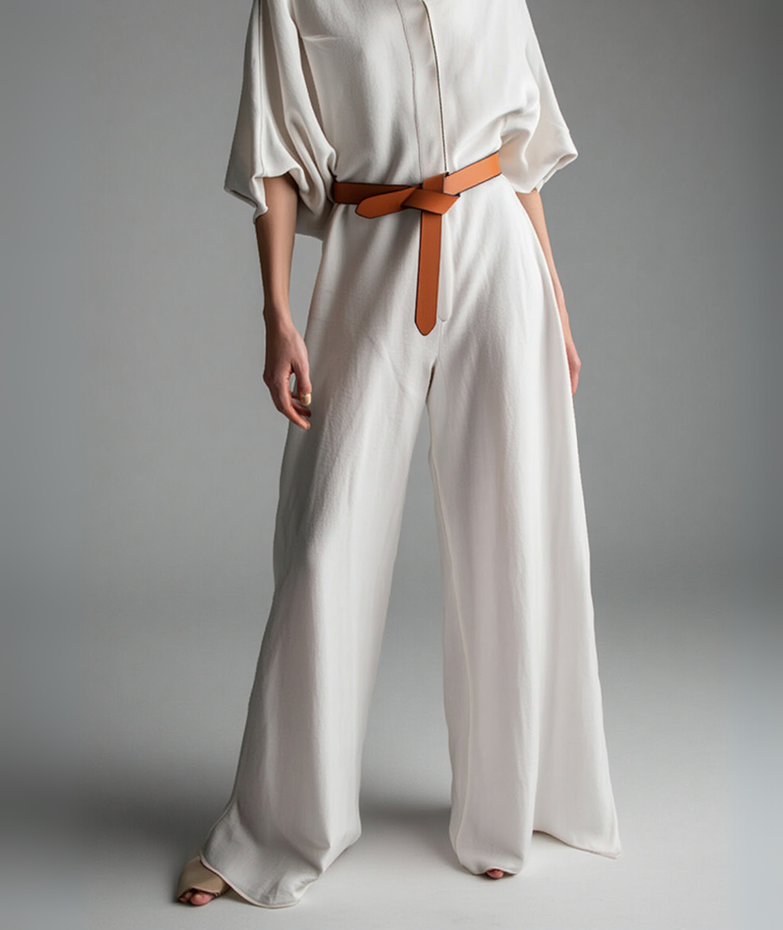 Cinto de couro feminino - Gravata