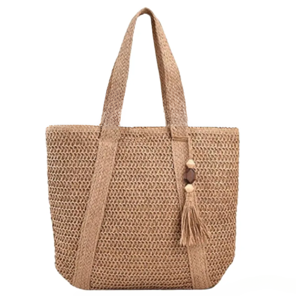 Bolsa feminina grande de palha - Spiaggia