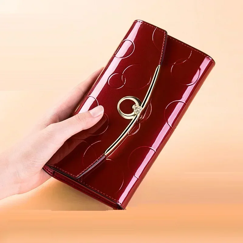 Carteira feminina de luxo couro ecológico - Vega