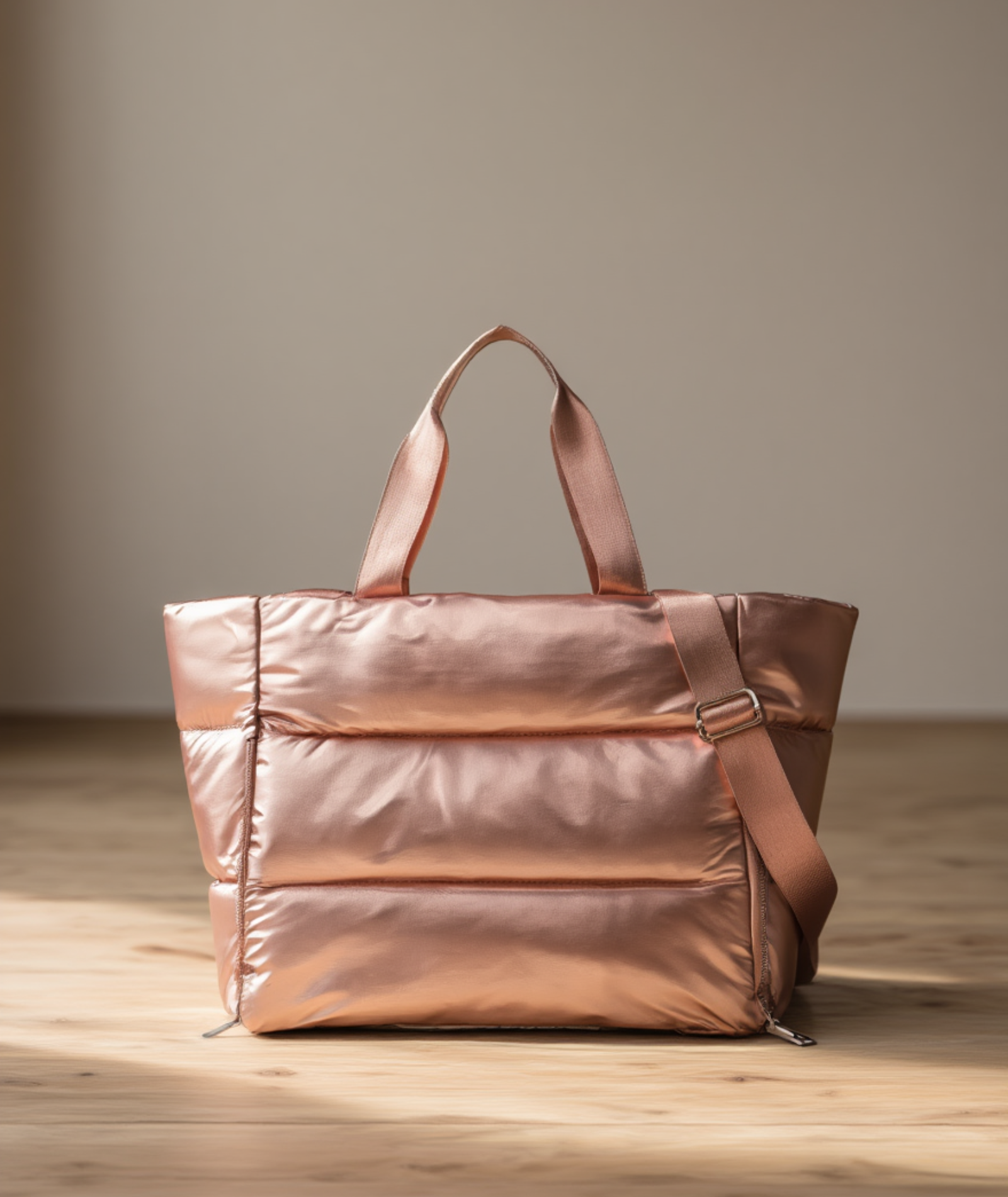 Bolsa feminina softbag em nylon - Shiny