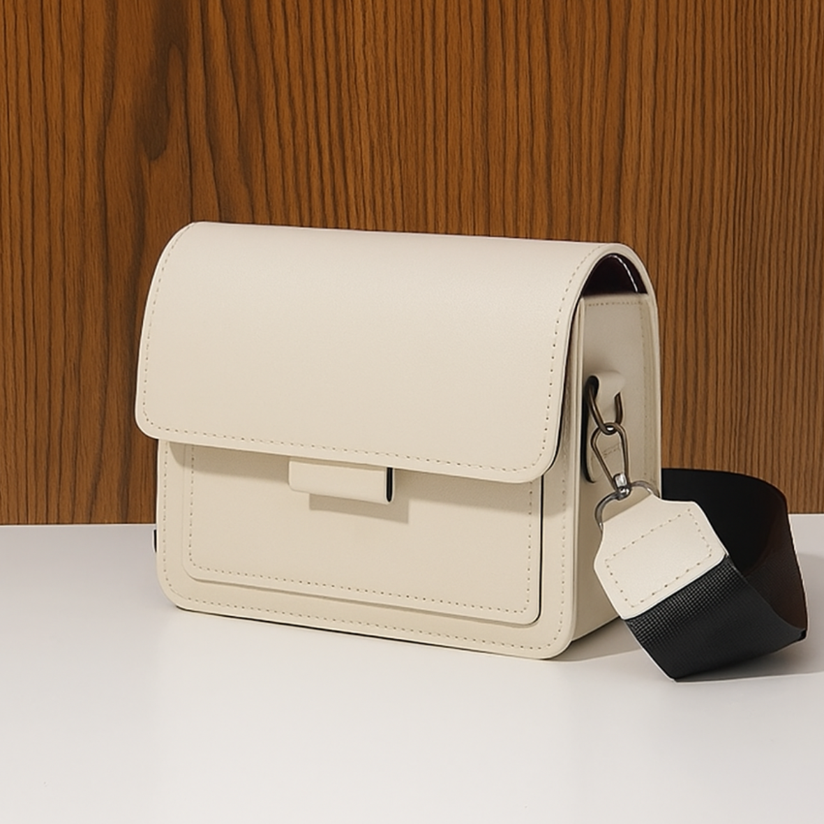 Bolsa feminina de ombro couro ecológico - Carré