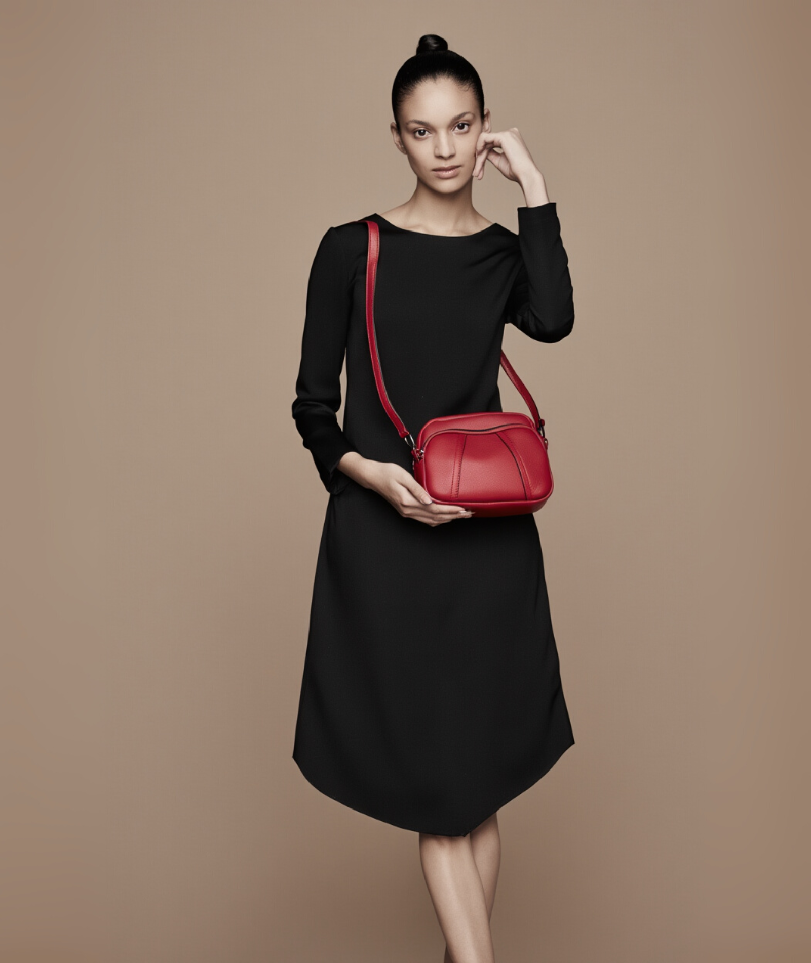 Bolsa feminina de couro - Rock Girl