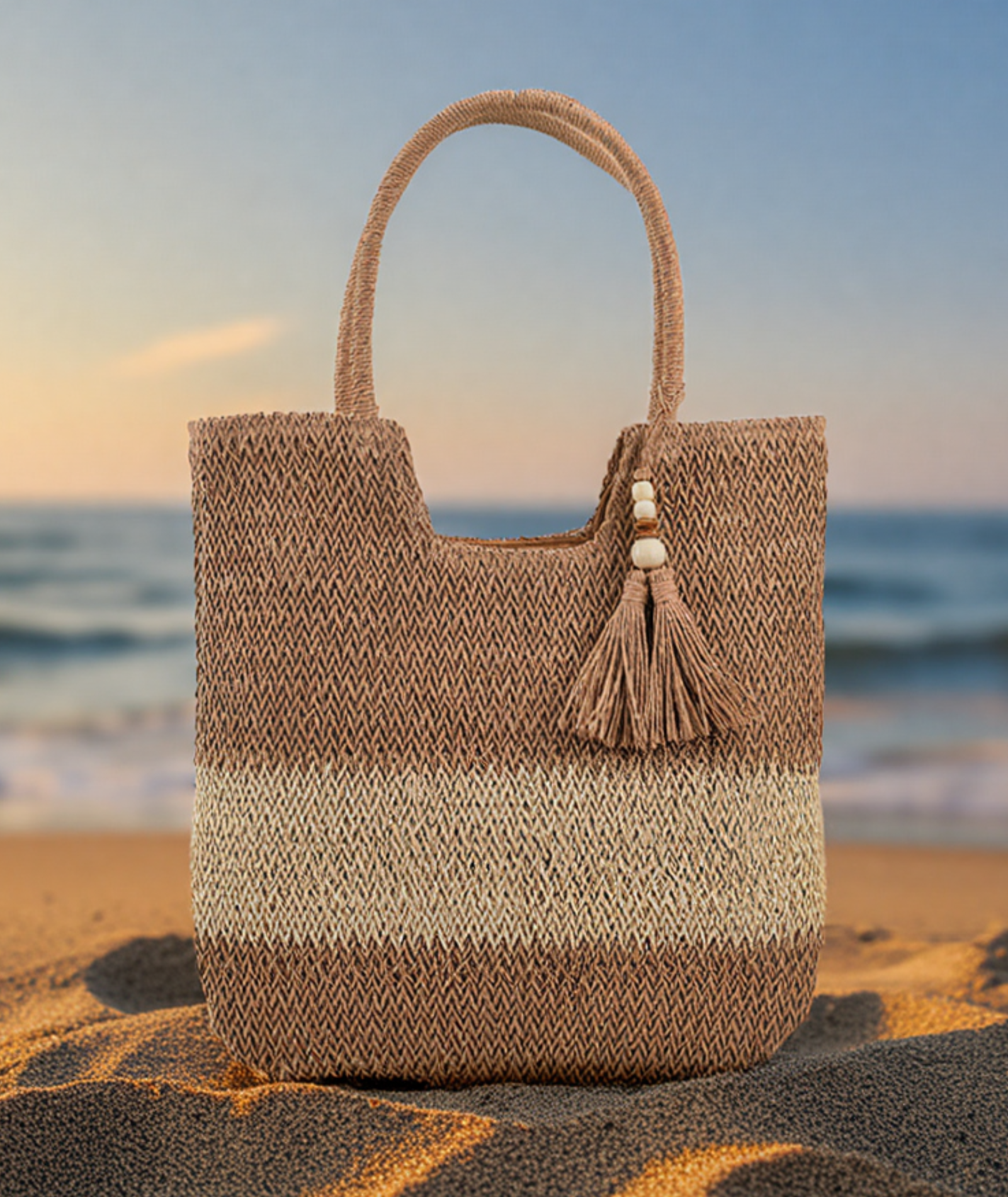 Bolsa feminina de sisal moda praia verão - Solare