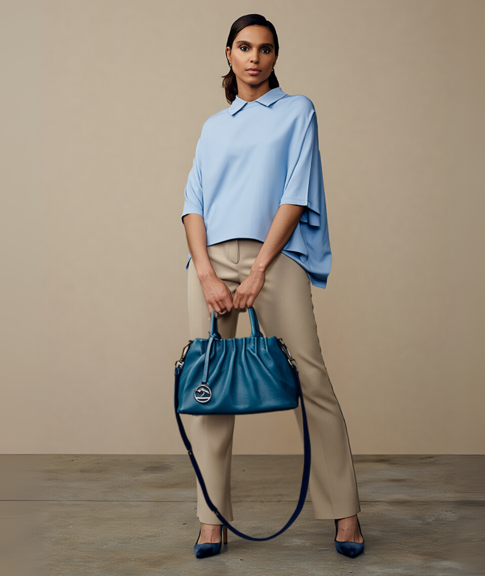 Bolsa feminina de couro - Manu