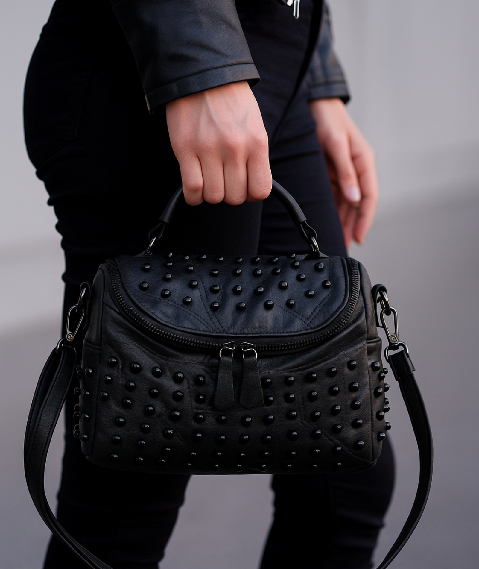 Bolsa feminina em couro genuíno - Marvin