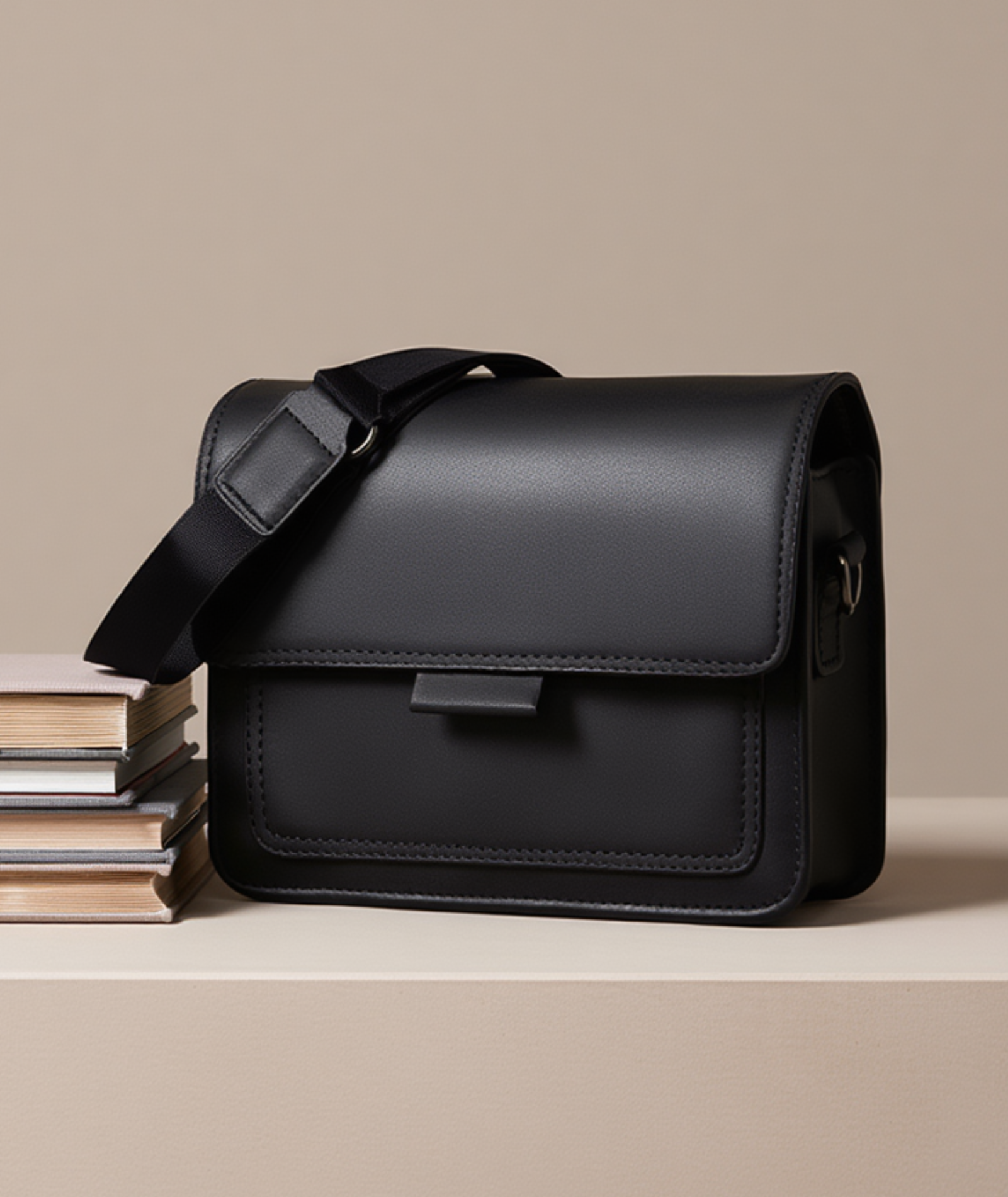 Bolsa feminina de ombro couro ecológico - Carré