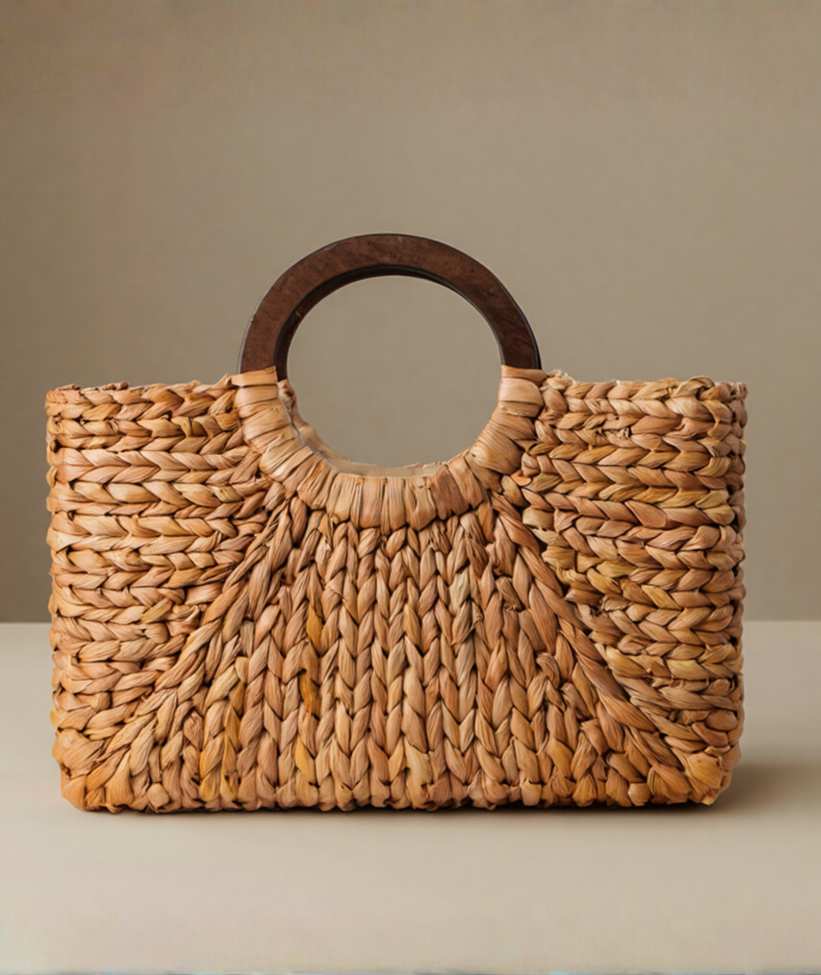 Bolsa feminina estilo ratan moda praia verão