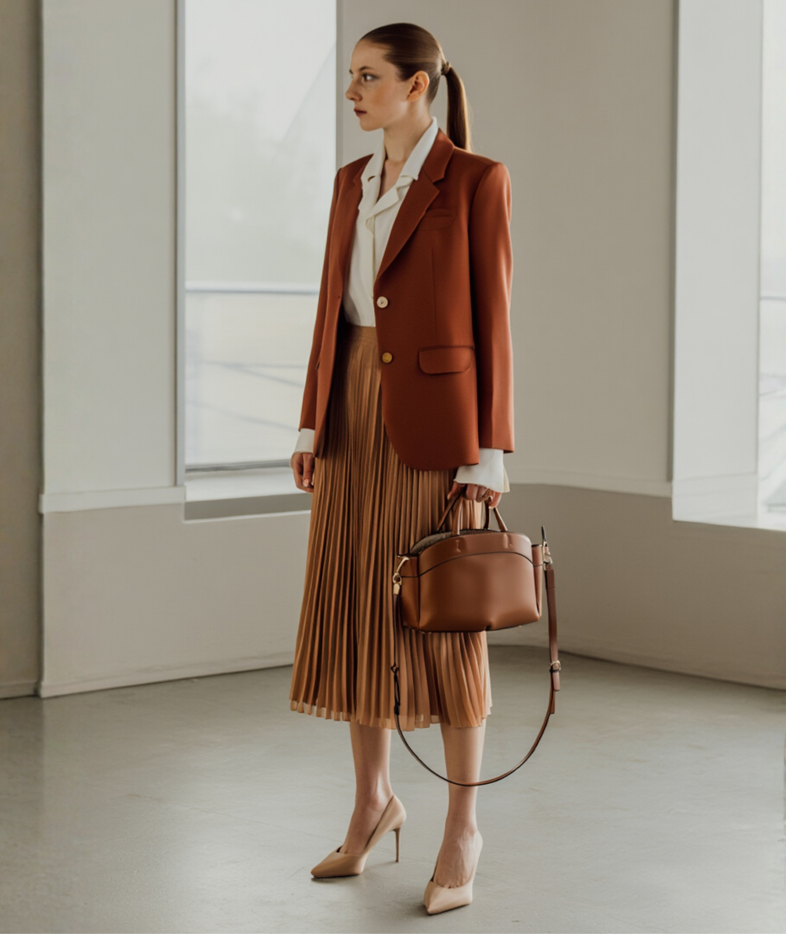 Bolsa feminina de couro - Madri