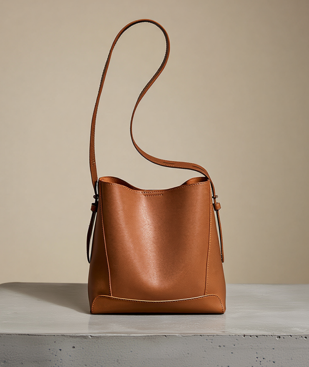 Bolsa feminina alça transversal de couro genuíno - Diamond