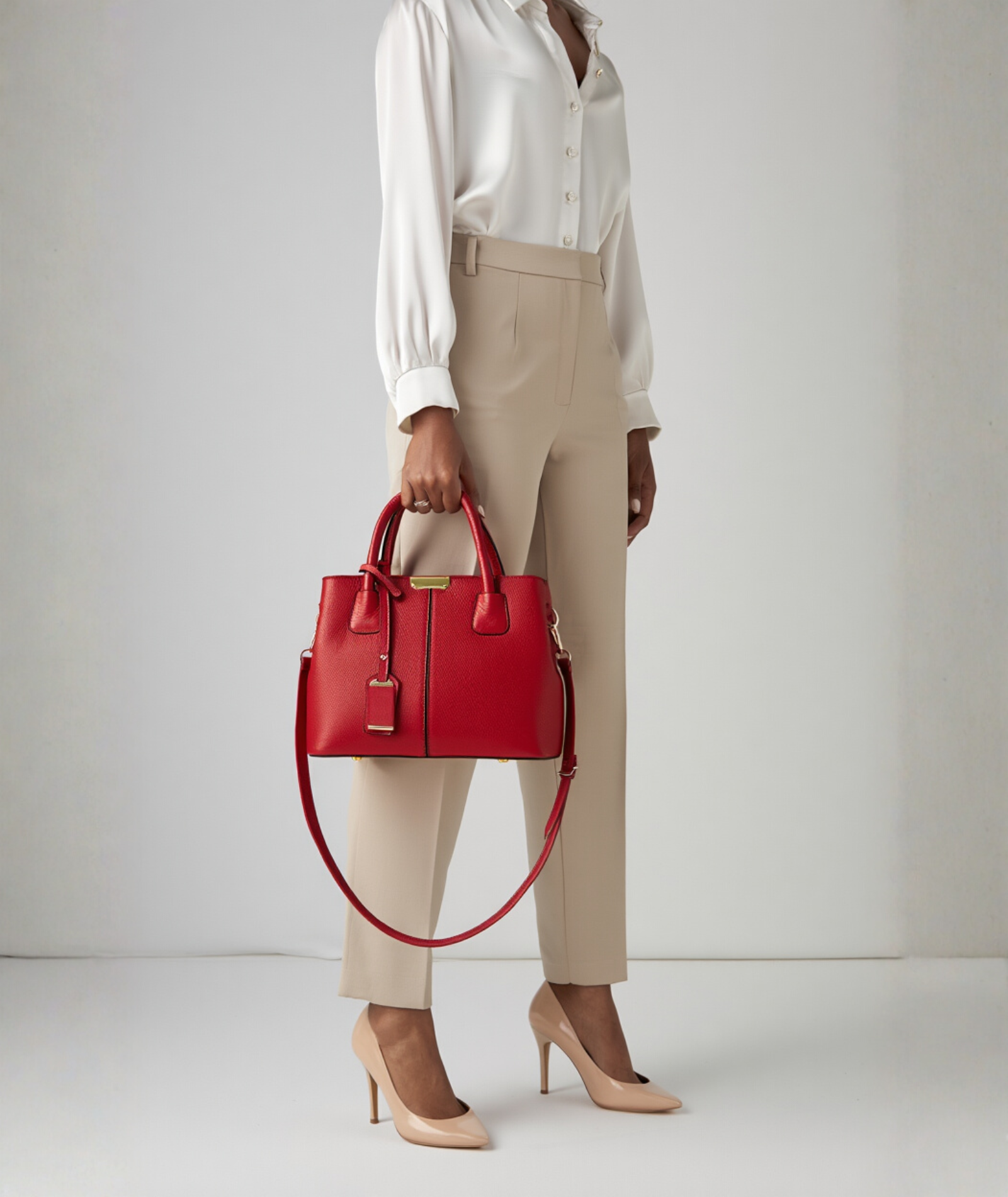 Bolsa feminina de couro ecológico estilo bag - Amor Bella