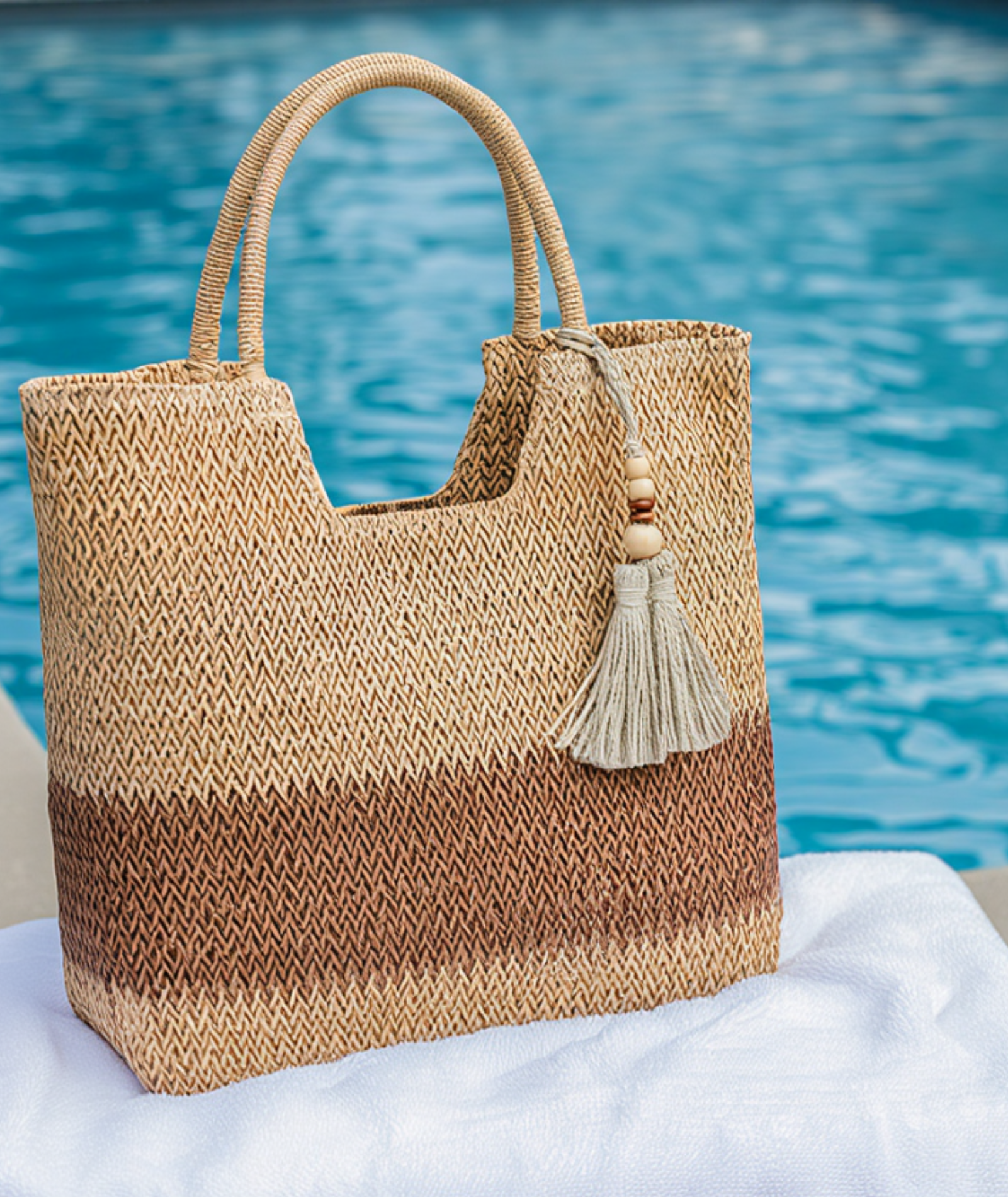 Bolsa feminina de sisal moda praia verão - Solare