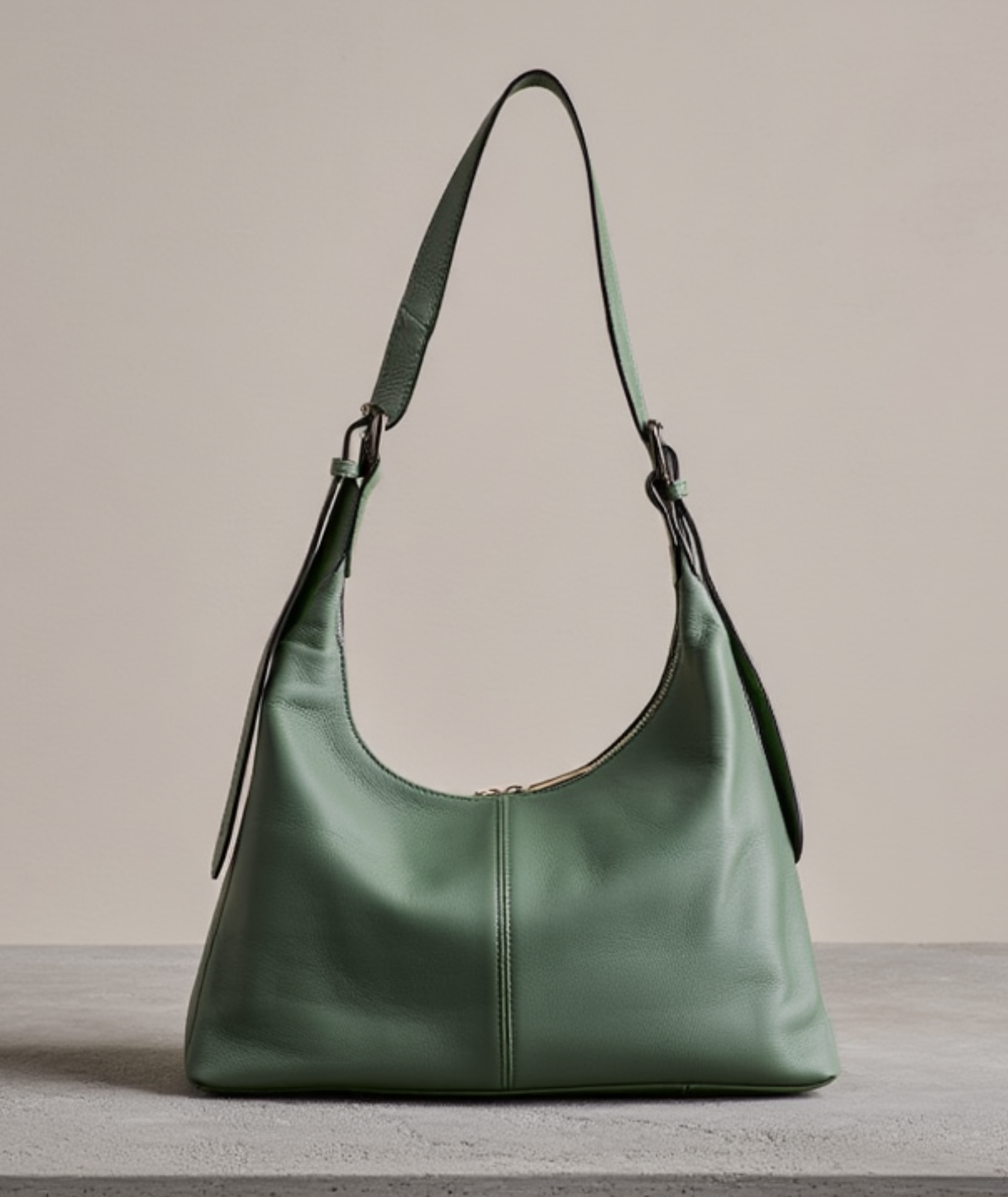 Bolsa feminina de ombro de couro legítimo