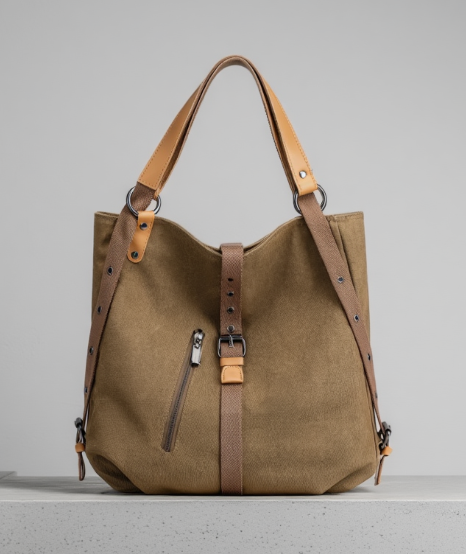 Bolsa e mochila feminina de lona - Wonder