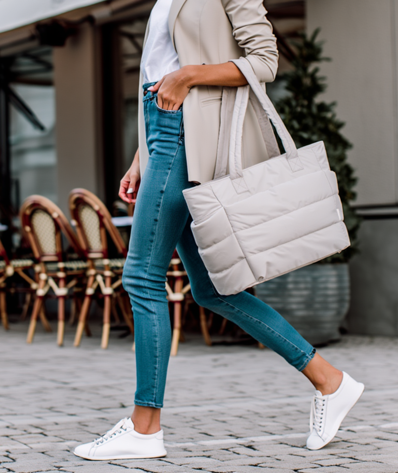 Bolsa grande feminina nylon - Soft Bag