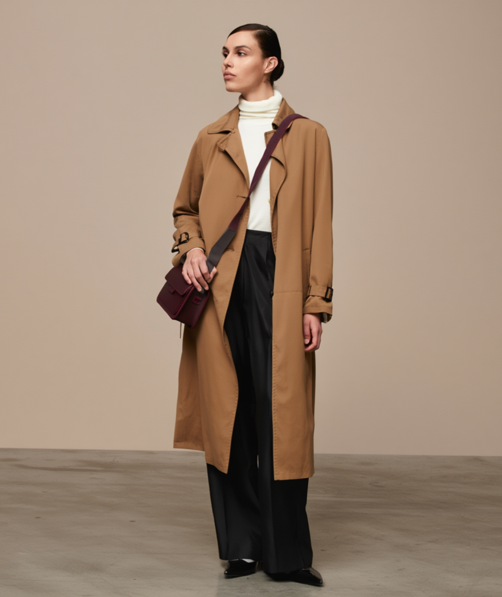 Bolsa feminina de ombro couro ecológico - Carré