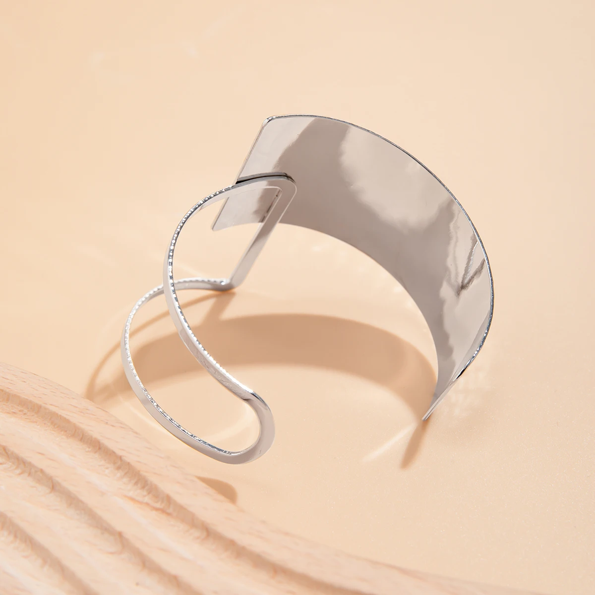 Bracelete feminino folheado estilo romântico