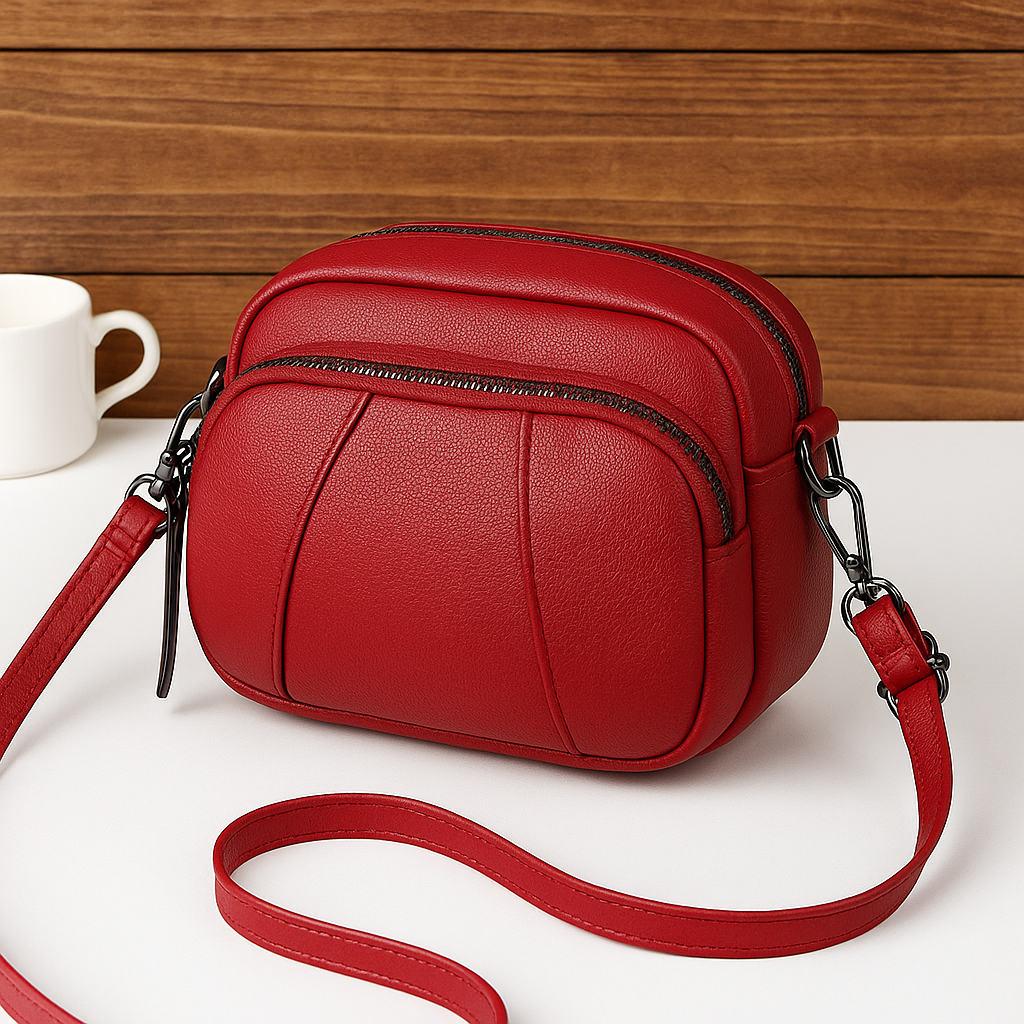 Bolsa feminina de couro - Rock Girl