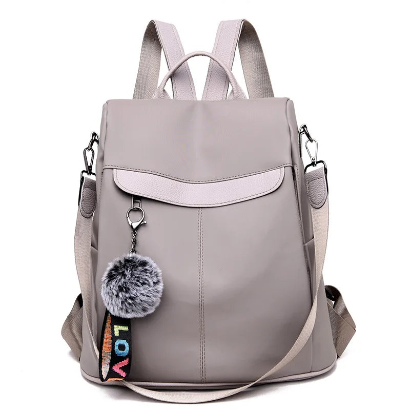 Mochila feminina de nylon funcional - Pumpy
