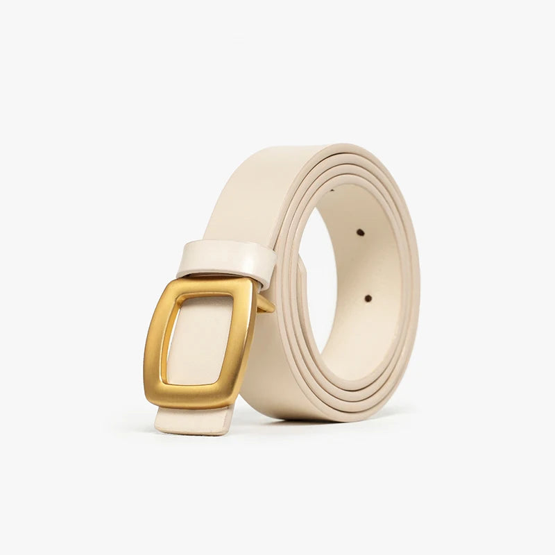 Cinto feminino de couro genuíno - Mandale