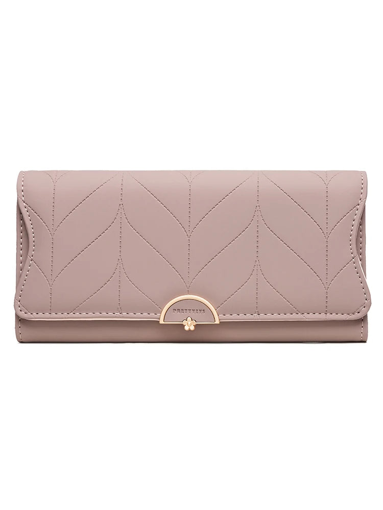 Carteira feminina longa de couro ecológico - Lady