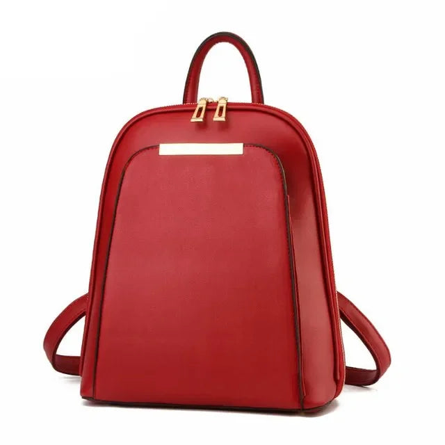 Mochila feminina em couro ecológico - Maribella