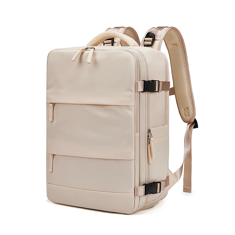 Mochila feminina funcional de poliéster - Jade