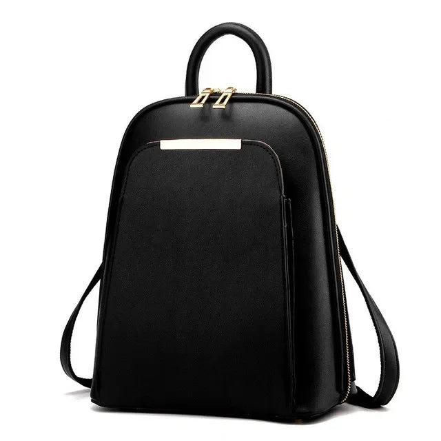 Mochila feminina em couro ecológico - Maribella