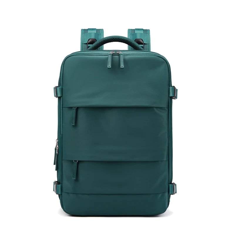 Mochila feminina funcional de poliéster - Jade