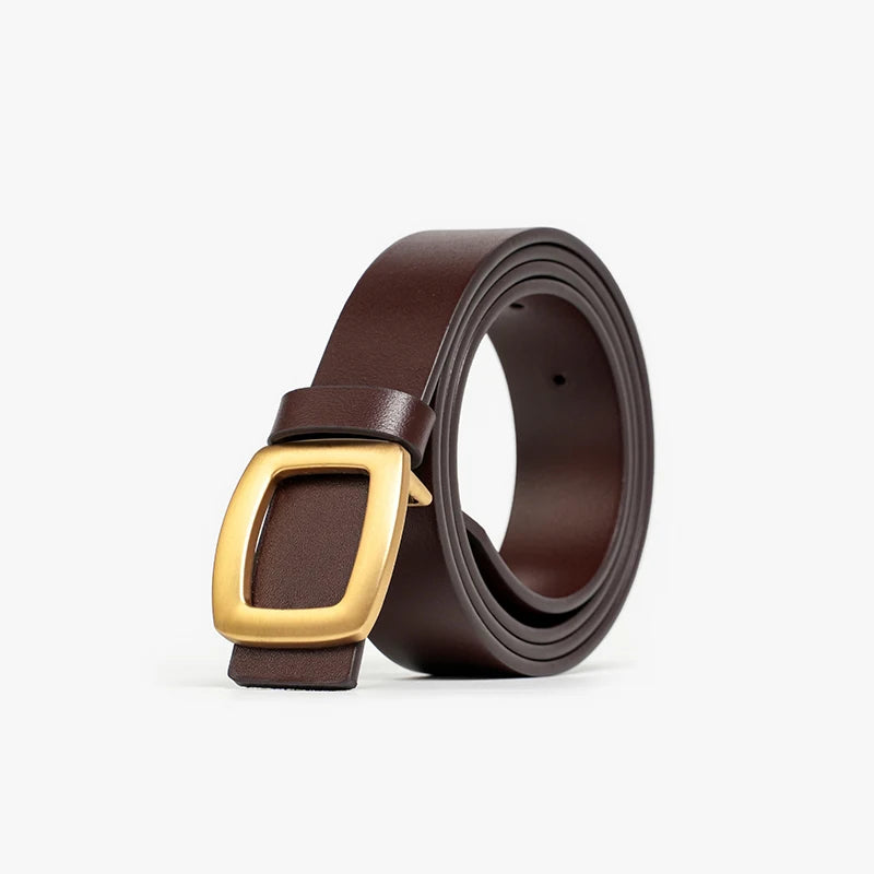 Cinto feminino de couro genuíno - Mandale