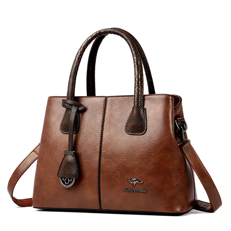 Bolsa feminina de couro - Coraline