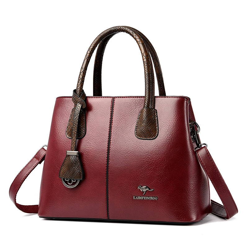 Bolsa feminina de couro - Coraline