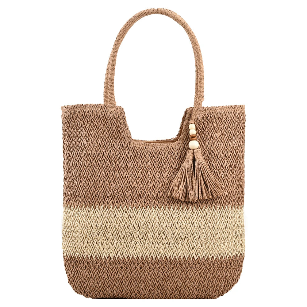 Bolsa feminina de sisal moda praia verão - Solare