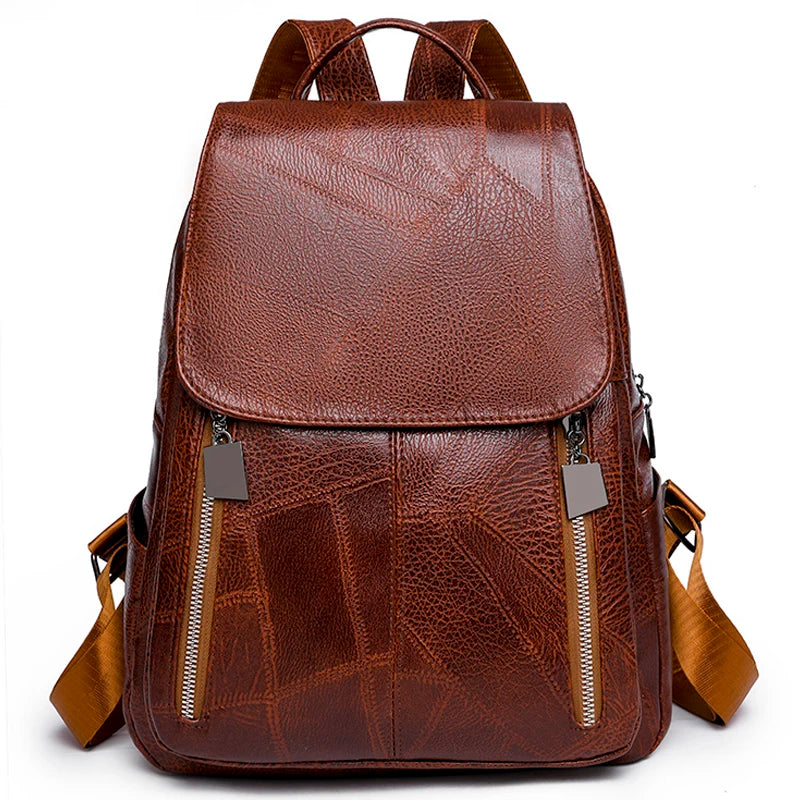 Mochila feminina de couro - Anabella