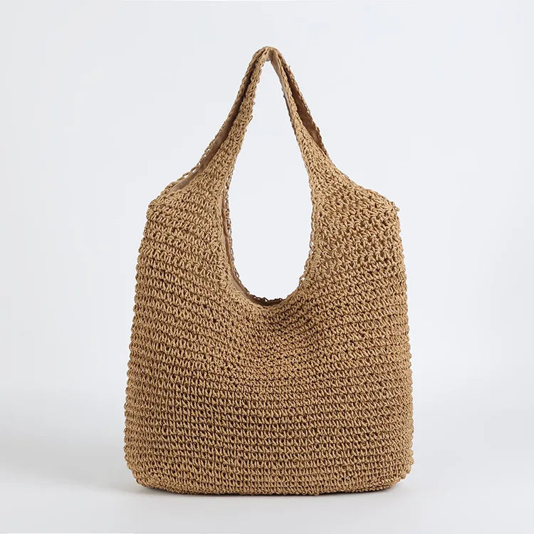 Bolsa feminina de praia estilo crochê
