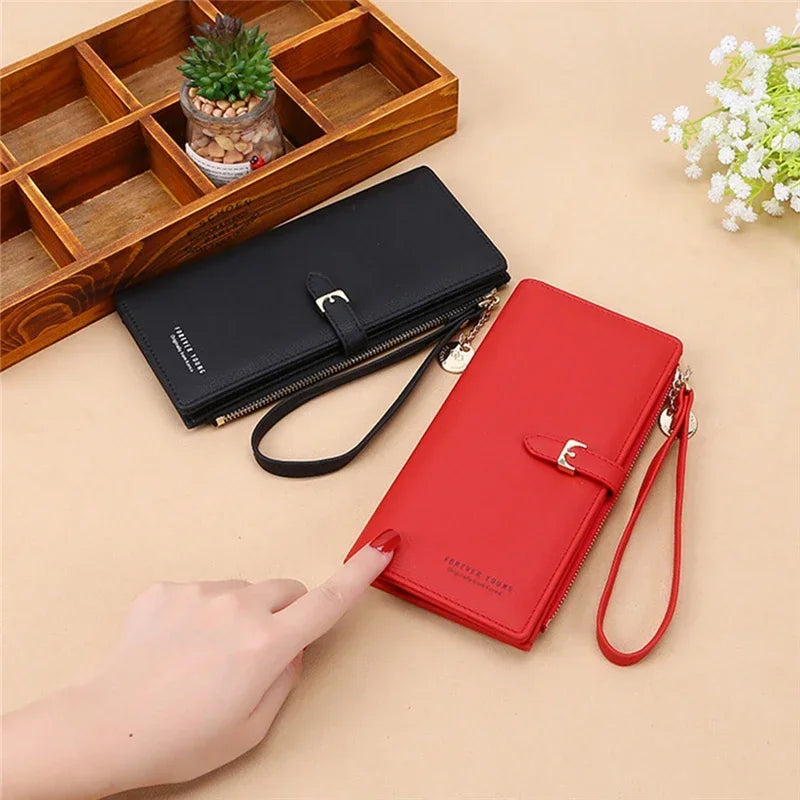 Carteira de mão couro ecológico - Girassol