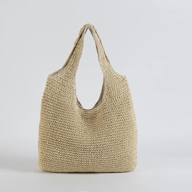 Bolsa feminina de praia estilo crochê