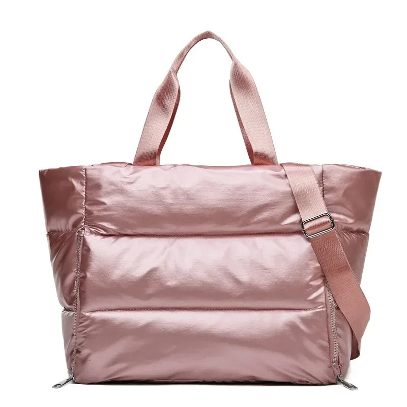 Bolsa feminina softbag em nylon - Shiny