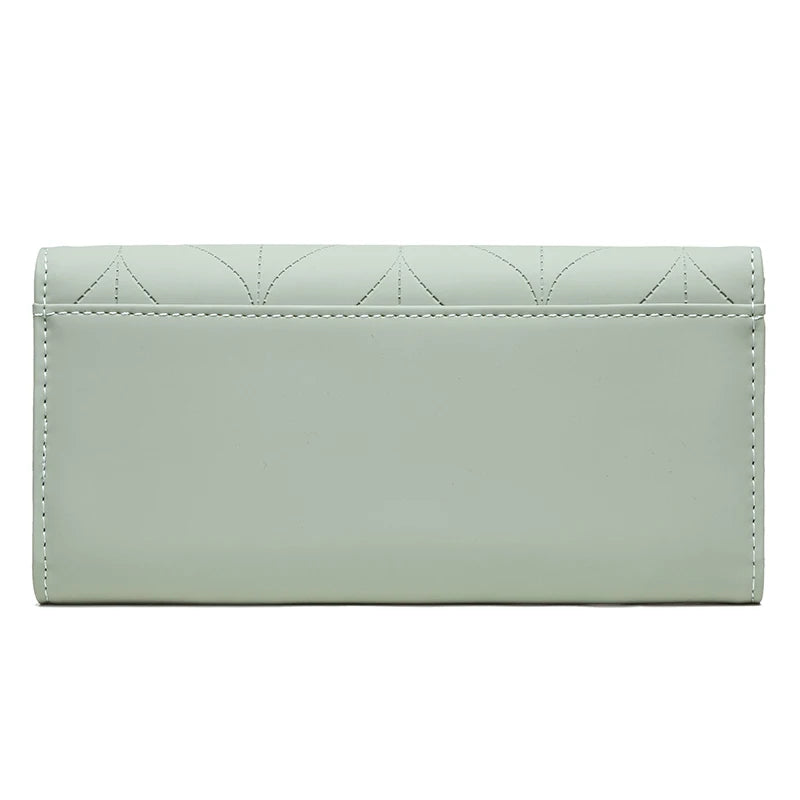 Carteira feminina longa de couro ecológico - Lady