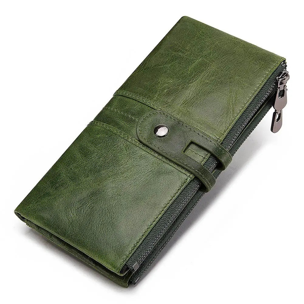 Carteira de couro genuíno - Premium