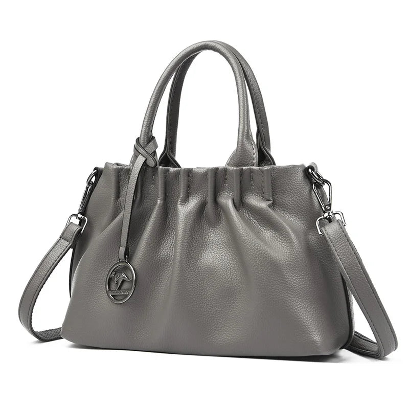 Bolsa feminina de couro - Manu